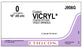 Ethicon Coated Vicryl (polyglactin 910) Suture b - SUTURE, VICRYL, 0, 6X18, VIOLET, TIES, 45CM, VA - J906G