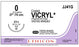 Ethicon Coated Vicryl (polyglactin 910) Suture b - SUTURE, 0 8-27 CTD VIC UND BR CT-, VA - JJ41G