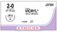 Ethicon Coated Vicryl (polyglactin 910) Suture b - SUTURE, 2/0 27 CTD VIC VIO BR UR, VA - J375H