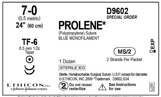 Prolene Sutures with Hemo-Seal