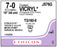 Ethicon Coated Vicryl (polyglactin 910) Suture b - SUTURE, 7/0 18 CTD VIC VIO BR TG1, VA - J576G