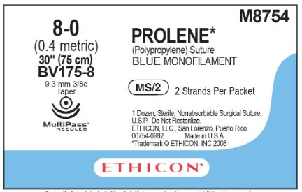 Prolene Sutures with Hemo-Seal