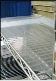 Healthmark Industries Shelf Mats - MAT, SHELF, 18"X48", CLEAR - SM1848CL