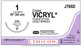 Ethicon Coated Vicryl (polyglactin 910) Suture b - SUTURE, 1 818 CTD VIC VIO BR CTX, VA - J765D