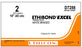 Ethicon Ethibond Excel No-Needle Polyester Sutures - Ethibond White Braided Nonabsorbable Suture, No Needle, Tie, 3 x 18", Size 2 - D7288