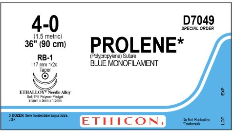 Prolene Sutures with Hemo-Seal