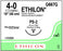 Ethicon Precision Point Nonabsorbable Nylon Surgical Monofilament Suture - Precision Point Nonabsorbable Nylon Surgical Monofilament Suture, Green, 4/0, 18", PS-2 Needle - G667G