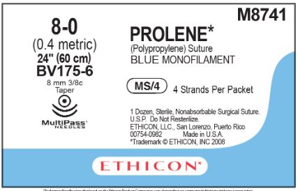 Prolene Sutures with Hemo-Seal