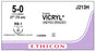 Ethicon Coated Vicryl Undyed Sutures - SUTURE, 5/0 27 CTD VIC UND BR RB-, VA - J213H