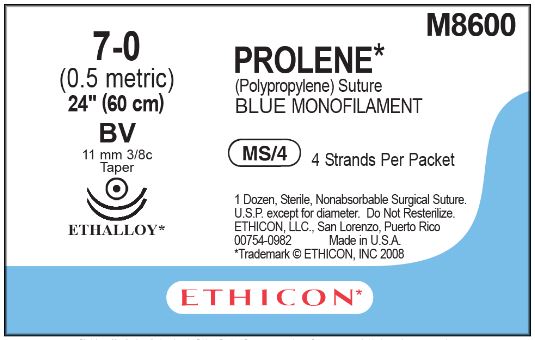 Prolene Sutures with Hemo-Seal