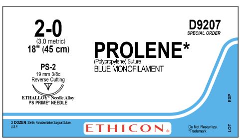 Prolene Sutures with Hemo-Seal