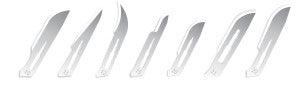 Exel International Stainless Steel Disposable Scalpels - Stainless Steel-Blade Scalpel, Size 10 - 29550