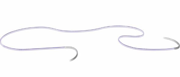 Ethicon Stratafix Knotless Tissue Control Devices - Stratafix Spiral PDO Suture, Violet, Size 2-0, 10 cm x 10 cm, with Double Armed SH Needles, 26 mm - SXPD2B413