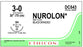 Ethicon D-Special Sutures - D-Special Nurolon Suture, Black Braided, Size 3-0, 30", with SH Needle - DC543