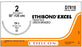 Ethicon D-Special Sutures - D-Special Ethibond Suture, Green Braided, Size 2, 50", with TP-1 Needle - D7810