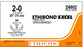 Ethicon Ethibond Excel Polyester Sutures - Ethibond Excel Polyester Suture, Green Braided, Size 2-0, 30", SH Needle - D6802