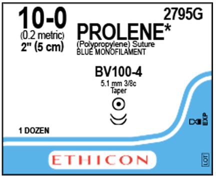 Prolene Sutures with Hemo-Seal