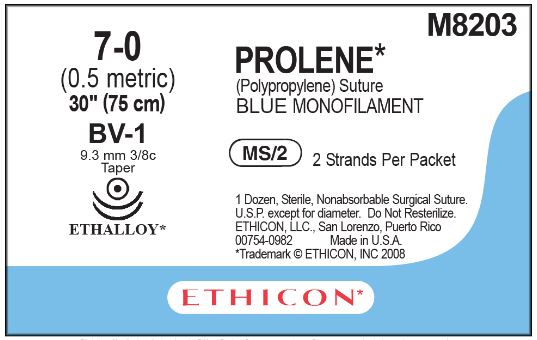 Prolene Sutures with Hemo-Seal