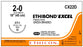 Ethicon Taper Point Ethibond Excel Suture - SUTURE, ETHBND-EXCEL, GRN, 2/0, 8-18, CT-1, VA - CX22D