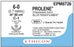 Ethicon Prolene Sutures - Prolene Monofilament Suture, Blue, Size 6-0, 4" x 24", Double Arm, C-1 Needle - EPM8726