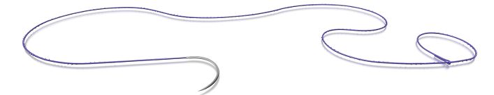 Ethicon Stratafix Spiral Monocryl Plus Sutures - STRATAFIX Spiral PDS Plus Knotless Absorbable Suture, Tissue Control Device, for use with CT-2 Needle, Dyed Violet, 2-0, 70 cm - SXPP1B414