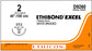 Ethicon Ethibond Excel Polyester Sutures - Ethibond Excel Polyester Suture, White Braided, Size 2, 40", CT-2 Needle - D9260