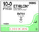 Ethicon Ethilon Taper Point Sutures - Ethilon Monofilament Suture, Black, 5", Size 10/0, BV75-4 Needle - 2850G