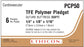 Ethicon TFE Polymer Pledgets - TFE Polymer Pledget, Soft, 7 x 3.5 x 1.5 mm - PCP50