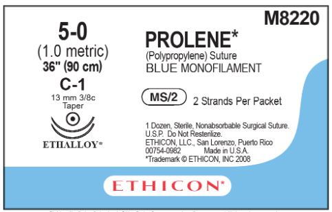 Prolene Sutures with Hemo-Seal