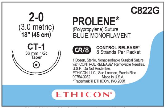 Prolene Sutures with Hemo-Seal