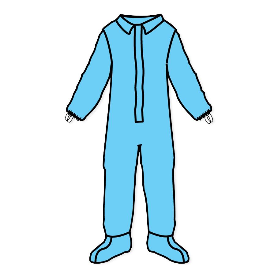 Kappler Provent Plus Coveralls - Provent Plus Coveralls, Blue, Size 2XL/3XL - PPH461BU2X3XVS