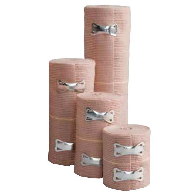 Cardinal Health Elastic Bandages with Clip Closure - Elastic Bandage with Clips, Sterile, 6" x 5 yd. - 23700-66LF