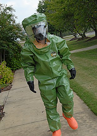 Kappler Zytron 400 Chemical Protection Suits - COVERALL, ZYTRON 400, GREEN, 2XL/3XL - Z4H426GN-2XL3XL