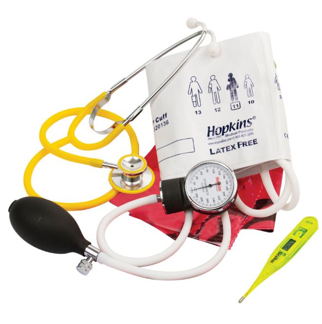 Hopkins Medical MRSA Plus Kit, Adult w/Dual-Head Stethos - MRSA Plus Kit with Dual-Head Stethoscope and Thermometer - 698388