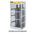 Justrite Manufacturing Cylinder Locker For Safe Storage - LOCKER, CYLINDER, 10 VERTICAL - 23006