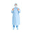 Halyard Health Nonreinforced Surgical Gowns - Unisex Surgical Gown, Size XL, Blue, Sterile - 46866