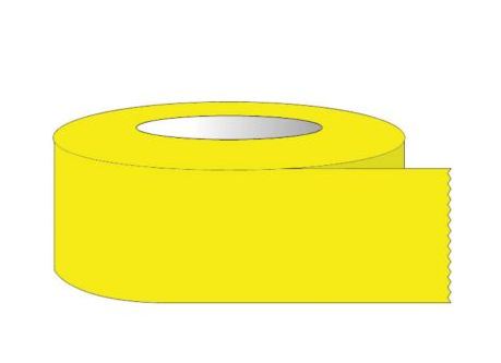 Cardinal Health Dry Pressure Sensitive Specialty Labeling Tape - Labeling Tape, Yellow, 3/4" x 500" - L1599-75Y