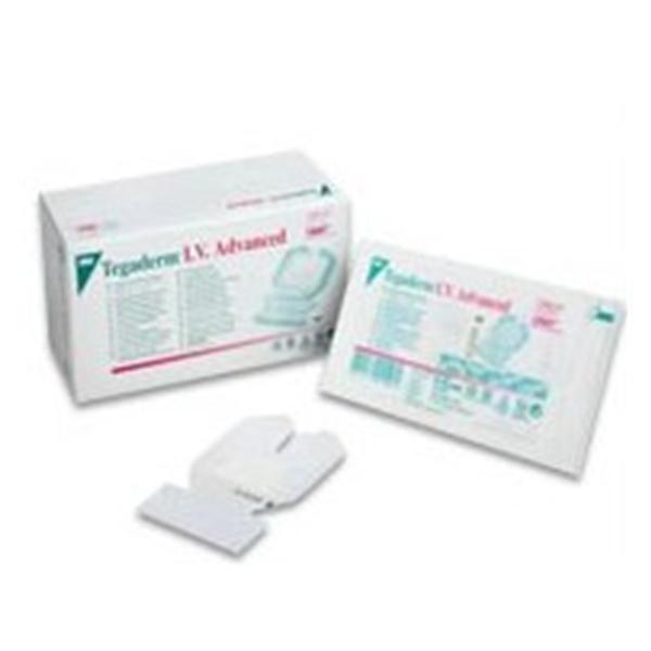 3M Medical Products Dressing IV Tegaderm Flm 4x6-1/8 Strl Adhs Adhr Trans LF 4x25/Ca