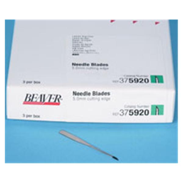 Beaver-Visitec Int Blade Needle 3-4/5" Cataract Cutting Edge Sterile Disposable 3/Ca