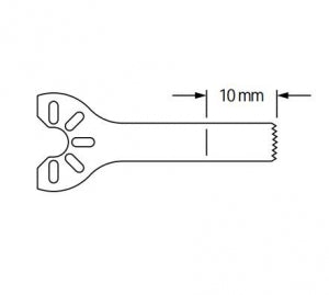 Medline ReNewal Reprocessed Stryker Bits, Burrs & Blades - SMALL OSCILLATING SAW BLADE - REP100498