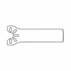 Medline ReNewal Reprocessed Stryker Bits, Burrs & Blades - 2296-3-511 @OSC SB 9MM X 25MM X .38MM - 22963511RH