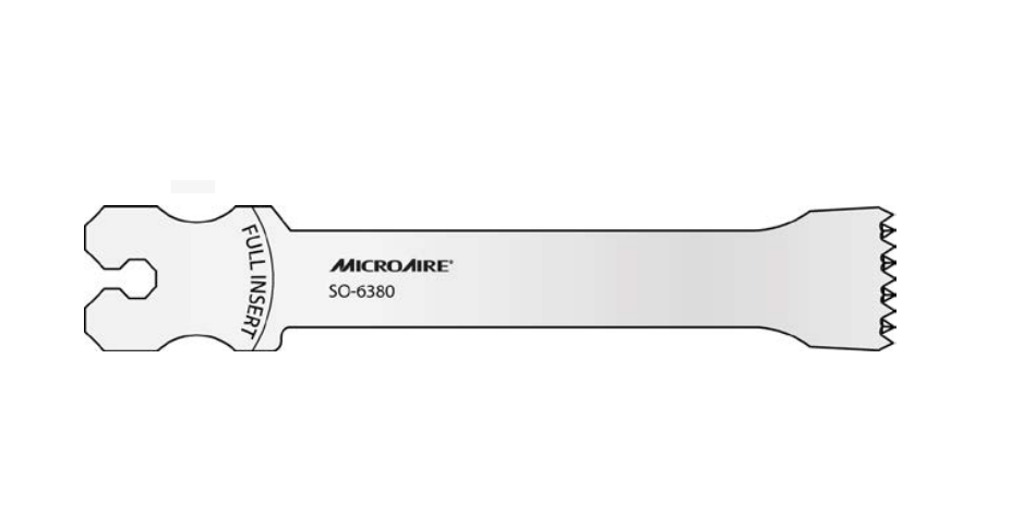 MicroAire Surgical Aggressive Saw Blades - Aggressive Tooth Blade, 19 mm x 70 mm x 1.37 mm - SO-6380