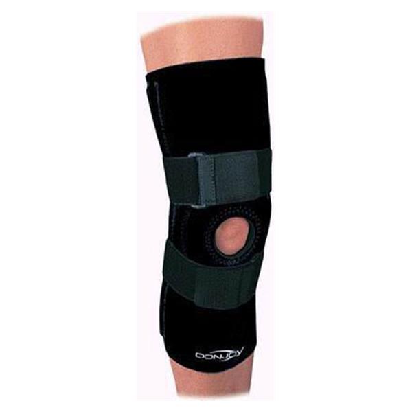 DJO Brace Sleeve Adult Knee Neoprene Black Size Large Ea