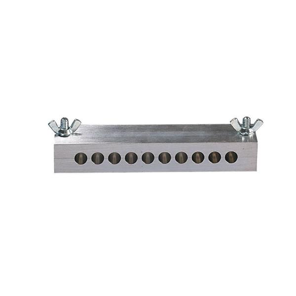 Apothecary 23602 Aluminum Suppository Mold - 10 Count