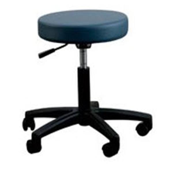 Oakworks Stool Exam Premium Terra Touch Ocean 5 Leg/Casters Backless Ea