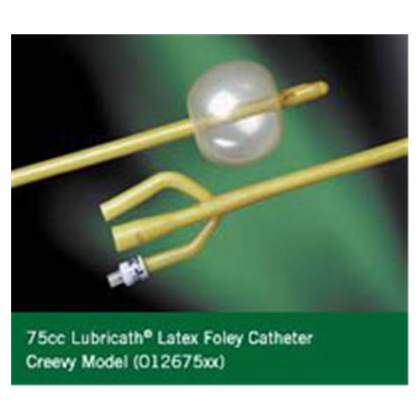 Bard Medical Division Catheter Foley Lubricath 24Fr 75cc Medium Round Tip 3-Way 12/Ca