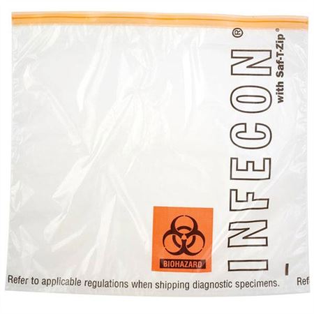 Infecon Specimen Transport Bags 24"W x 24"H