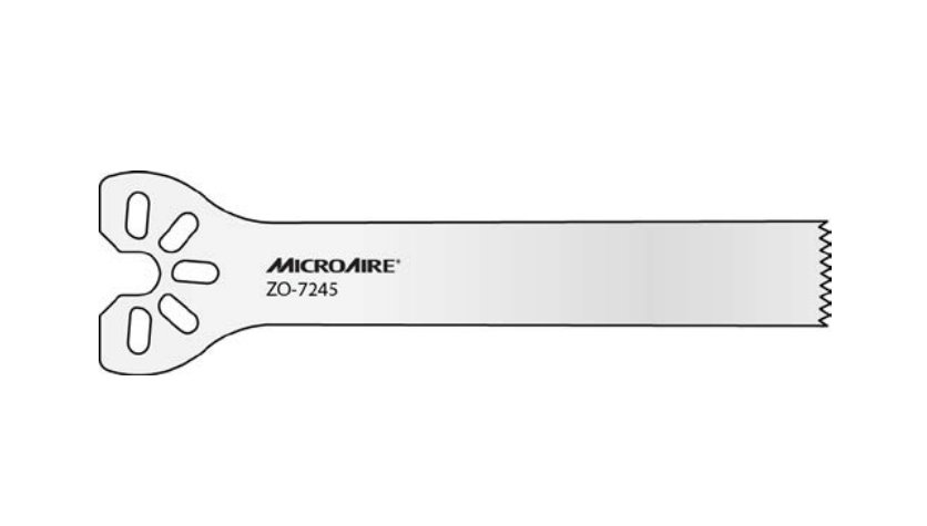 Microaire Surgical Oscillating Blades - BLADE, SAW, OSC, LARGE, 13MMX70MMX1.5MM - ZO-7245