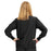 Medline Track Jacket - Self-Piping Track Jacket with Pocket, Black, Size L - 2541BLKL