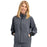 Medline Track Jacket - Self-Piping Track Jacket with Pocket, Charcoal, Size L - 2541CHRL